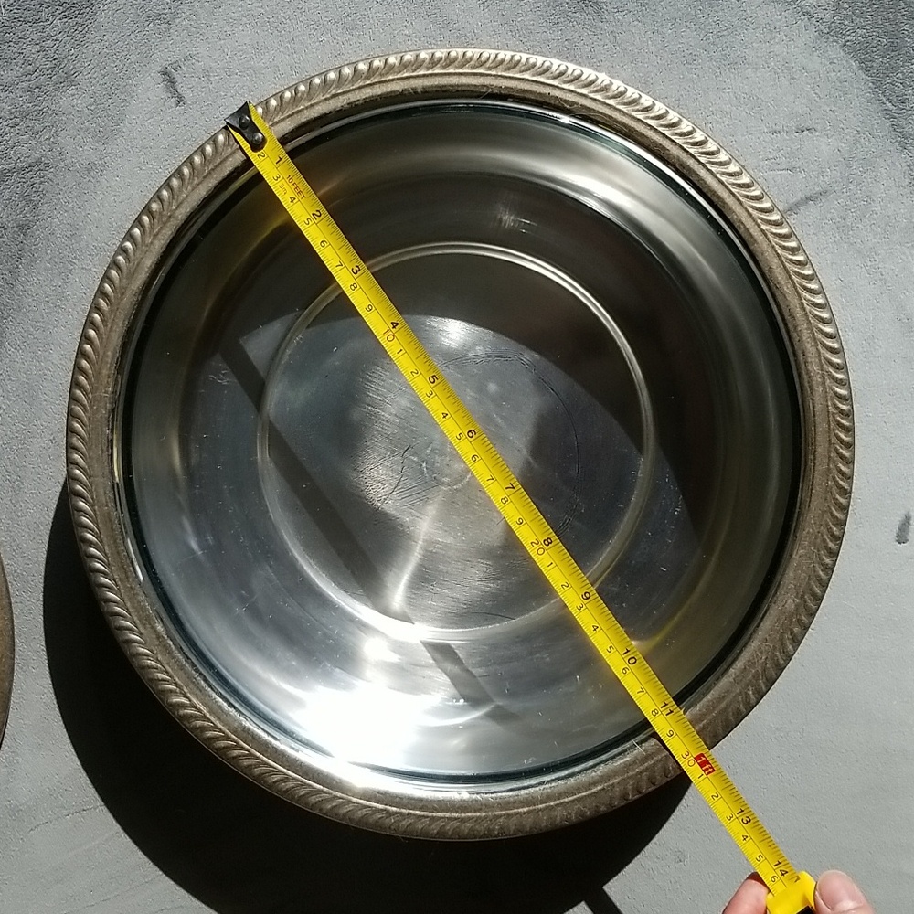 [RIDEAU PLATE] Lidded Silver Serving Tray with and Glass Dish - Picture 17 of 17
